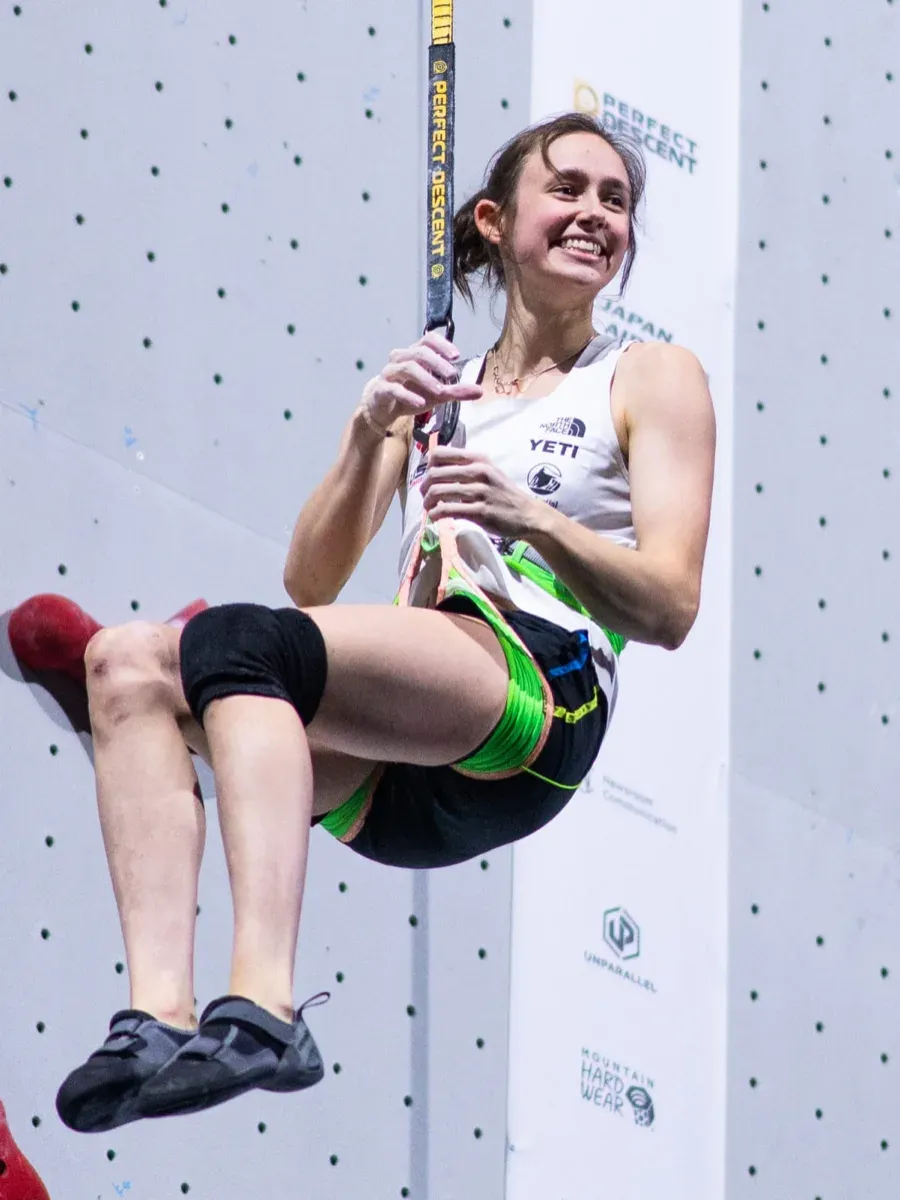Emma Hunt en competencia